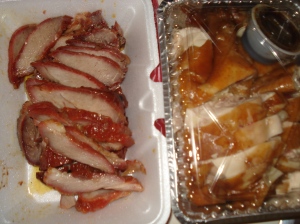 Cantonese chicken & bbq pork